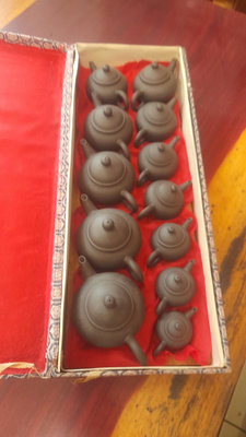 中國宜興 早期茶壺 一條龍 黑泥