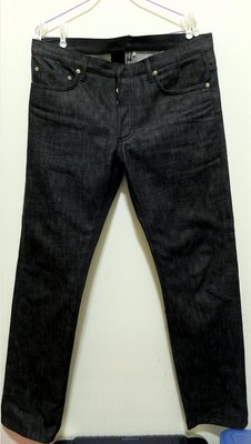 Dior homme 33腰 原色牛仔褲  黑色 日本製