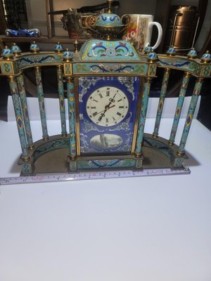 歐式高雅機械桌上型鐘經典款古董