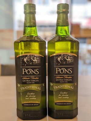 龐世特級冷壓橄欖油 橄欖油 PONS - 1L 穀華記食品原料