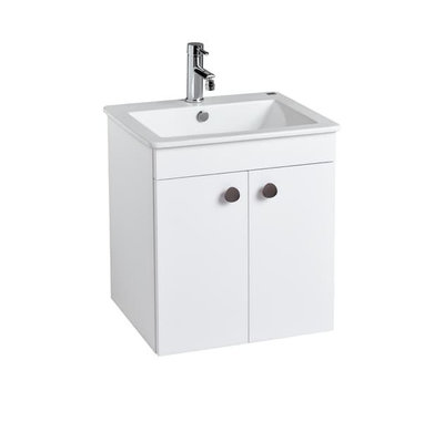 《振勝網》OVO 京典衛浴 54cm L8501+H8501-W 臉盆浴櫃 盆櫃組 雙門對開浴櫃 / 不含龍頭