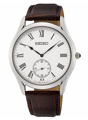 SEIKO 精工 CS系列簡約小秒盤手錶 (SRK049P1/6G28-01A0J)/39mm