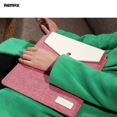 免運大特賣!!【REMAX】樂仕iPad Pro皮套-粉色款/平板包/平板皮套/筆電包/平板保護套/牛津包/ipad