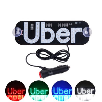 空車燈出租車的士代駕uber空車燈出租車led吸盤指示燈車