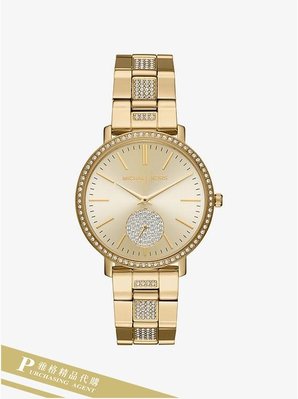 雅格時尚精品代購Michael Kors MK3835 奢華典雅  密鑲鑽錶盤腕錶 女錶  歐美時尚 美國代購
