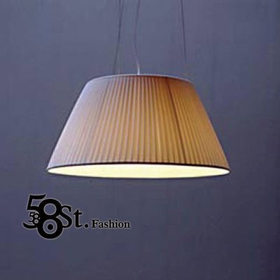 【58街燈飾-高雄館】義大利設計師款式「Romeo Soft S布罩吊燈」複刻版。GH-058