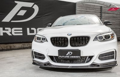 【政銓企業有限公司】BMW F22 MTECH 3D款 高品質 抽真空製程 碳纖維 卡夢 前下巴 M235 現貨供應