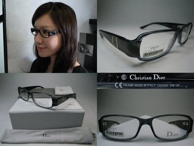 信義計劃 眼鏡 Dior CD3145 義大利製 光學眼鏡 彈簧 膠框 藍光 全視線 多焦 高度數 eyeglasses