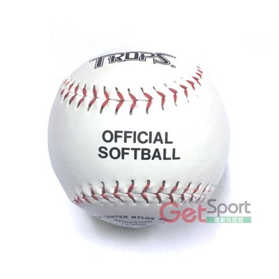 TROPS軟木硬式縫線壘球(練習級)(慢速壘球/快速壘球/棒壘/softball/台灣製)
