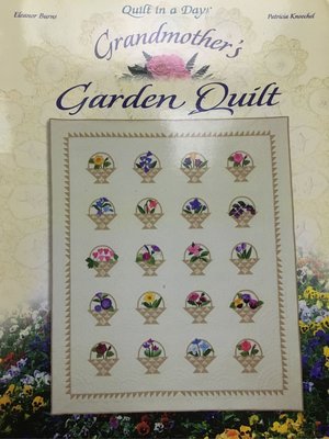 二手書。美國拼布原文書。祖母的花園特輯。Grandmother’s garden quilt. Quilt in a day.