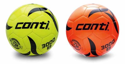 "爾東體育" CONTI S3000 5號足球 4號足球 3號足球 螢光專用球 足球 鏡面抗刮技術 環保材質