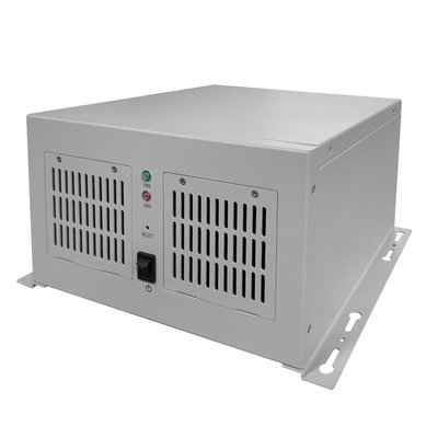 機殼壁掛式工控機箱6個串口ITX主板1U-Flex小電源工業服務器視覺機箱