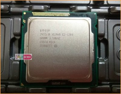 JULE 3C會社-Intel Xeon E3-1280 3.5G/8M/4C8T/正式版/夢幻逸品/1155 CPU