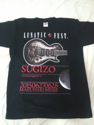 Lunatic Fest Luna Sea SUGIZO 會場限定版紀念T恤