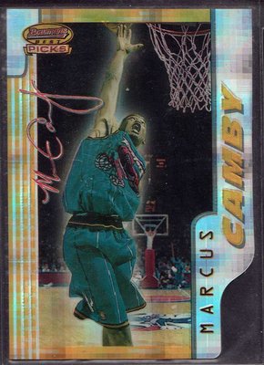 96-97 BOWMAN'S BEST PICKS ATOMIC REF #BP2 MARCUS CAMBY RC