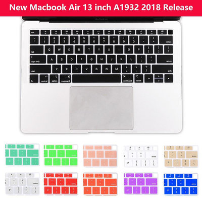 蘋果筆電 macbook air 13 A1932 2018 2019 硅膠鍵盤膜 超薄鍵盤保護 貼膜 防水 防塵 水洗
