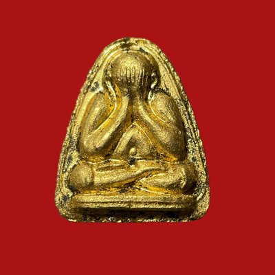 必達佛，Lp Pae龍婆培，Wat Pikulthong瓦批坤通，2514年，金面，薩瑪空比賽第一名