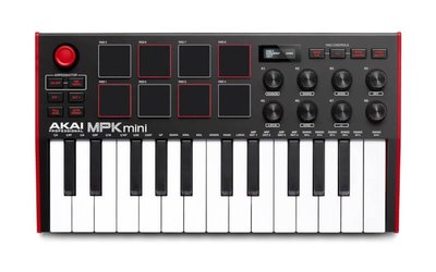 【 原廠公司貨 現貨 】AKAI MPK Mini mk3 主控鍵盤 DJ MIDI鍵盤