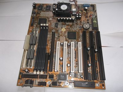 技嘉主機板,GA-586TX3,586ATV,PENTIUM133,166CPU,32M記憶體,大孔鍵盤,3組ISA