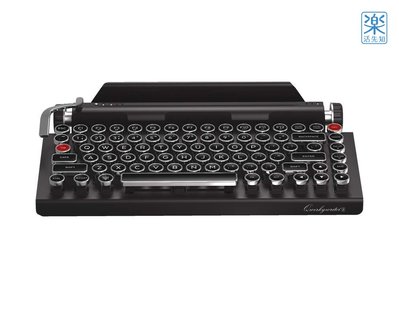 【樂活先知】『代購』美國 Qwerkywriter S 復古 機械 打字機 鍵盤 有線/無線 平板電腦 (含鍵盤貼)