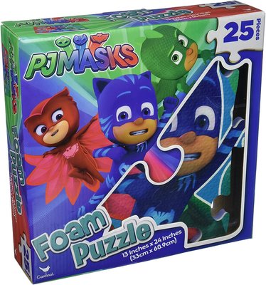 預購 美國帶回 PJ MaskS 睡衣小英雄 地板拼圖 玩具 25片