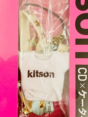 MY LITTLE LOVER15週年×Kitson紀念特刊 Kitson 手機吊飾 CD 掛飾 鑰匙圈 LOGO小衣造型 全新未拆封 收藏品
