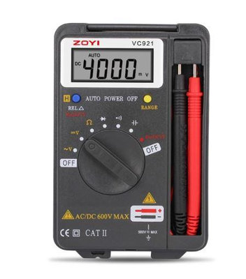 【UCI電子】(V-3) VC-921口袋便攜型數位萬用表 三用電表 電錶 ZOYI VC921
