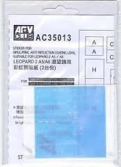 【AFV CLUB AC35013】1/35 LEOPARD 2A5/2A6 潛望鏡用彩虹膜貼紙/2台份