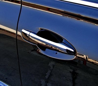 現貨熱銷-易車汽配 Lexus ES ES200 ES250 2016~2018 改裝 鍍鉻銀 車門門把手蓋 把手上蓋