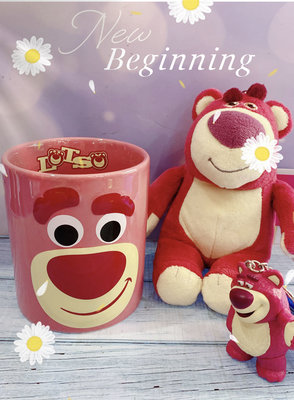 東京迪士尼玩具總動員熊抱哥草莓熊陶瓷馬克杯維娜絲venice日本連線代購