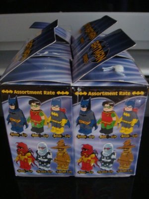 KUBRICK X MEDICOM 庫柏力克 共6盒一套 BATMAN 黑暗騎士 蝙蝠俠 稻草人 阿修羅 急凍人 羅賓等