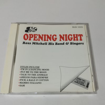 Box6 CD Ross Mitchell and his band DLD cd player可聽 opening n