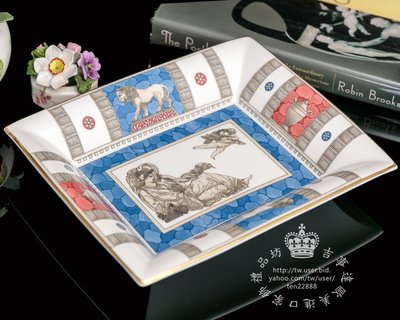 【吉事達】英國 Wedgwood 1992 古典女神神話 骨瓷陶瓷首飾盤錶盤置物盤