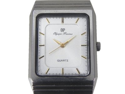 時尚錶 [OP-6402-4GB]  Olympic Precious  時尚指針方型錶/石英錶/
