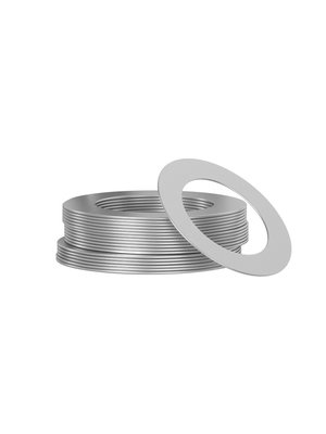 「一格」304不銹鋼超薄金屬墊片厚0.1/0.2/0.3/0.5mm間隙平墊調整墊圈圓形