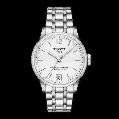 Tissot 天梭杜魯爾系列鋼帶機械女腕錶 T0992071103700