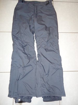 Columbia Vertex 藍灰色內褲腳束口滑雪長褲,尺寸S,腰圍29.5吋長度39.5吋,使用痕跡如圖降價大出清