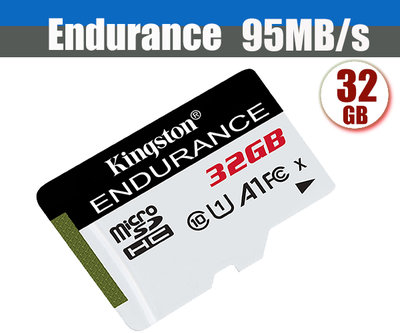 KINGSTON 32G 32GB microSDHC Endurance 95MB/s 金士頓 攝影專用記憶卡