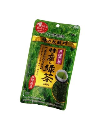 新品上市 伊藤園 稀少品種 特上蒸綠茶葉 1000一番茶使用 100g【JJ日貨】