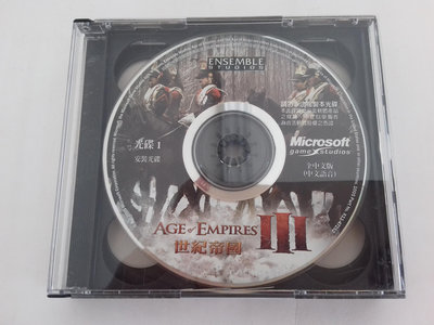 世紀帝國3 / 全中文版 1張安裝光碟+2張遊戲光碟 有產品金鑰+CD SET序號 PC GAME 3光碟 正版電腦遊戲軟體