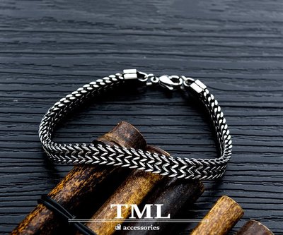 TML 鈦鋼男士手鍊 鋼手鍊 手鐲 手環 健康手鍊 磁石手鍊 (GS1016)