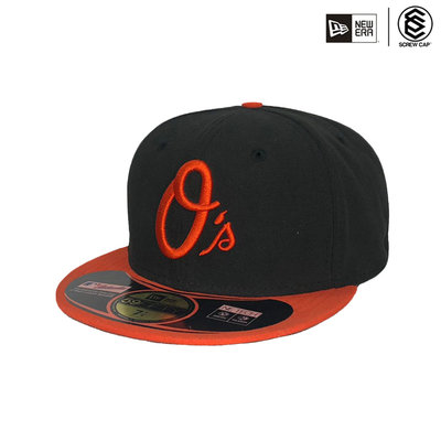 NEW ERA 59FIFTY 5950 MLB 巴爾的摩 金鶯隊 黑/橘色 棒球帽 鴨舌帽⫷ScrewCap⫸