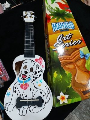 Mahalo烏克麗麗 21吋ukulele 大麥町狗 彩盒裝 大品牌品質優 附袋.吊帶.含運