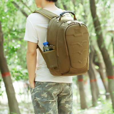 戰術軍用背包 40L Molle 大容量 USB 充電筆記本電腦背包戶外防水登山旅行背包