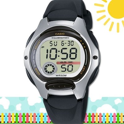 CASIO 時計屋 卡西歐手錶 LW-200-1A 數字錶 兒童錶 球面玻璃 保固 附發票