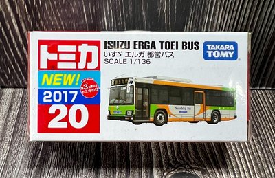 《HT》新車貼 TOMICA 多美小汽車NO20 ISUZU 都營巴士 879718