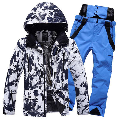 滑雪服男套裝冬季戶外防風防水保暖單雙板女滑雪衣褲情侶款裝備