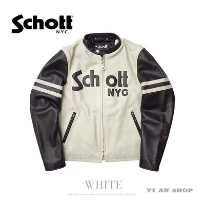 【TOP MAN】 Schott 騎士搖滾牛皮立領機車皮衣夾克外套20261930