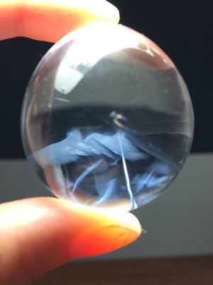 龍彩~藍針球~訂製水滴型 / 74g