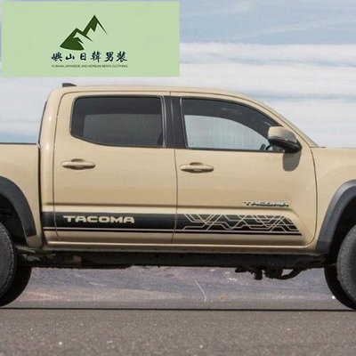 1件Air2件Toyota TACOMA TRD運動風格圖案側條紋貼花